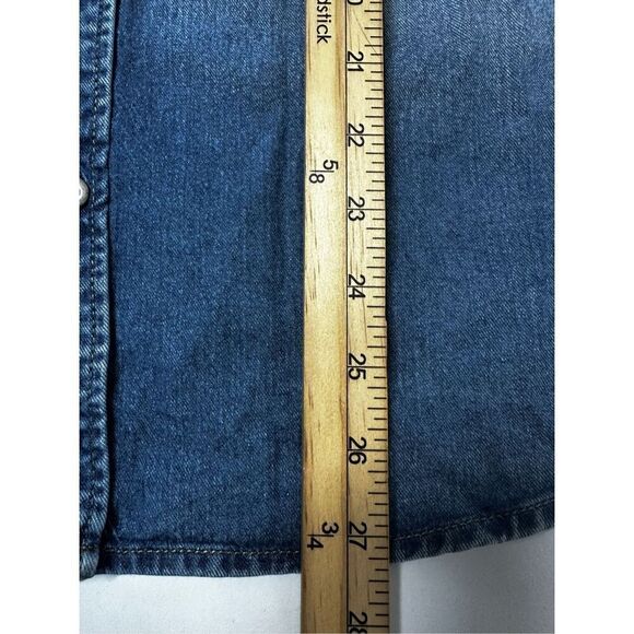 Gemo Blog Boys Denim Shirt Long Sleeve Button Up Size 16Y See Notes - Picture 12 of 14